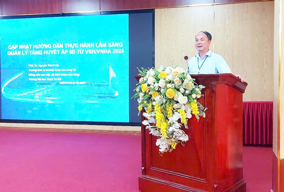 HỘI THẢO KHOA HỌC “CẬP NHẬT HƯỚNG DẪN THỰC HÀNH LÂM SÀNG QUẢN LÝ TĂNG HUYẾT ÁP 5Đ TỪ VSH/VNHA 2024”