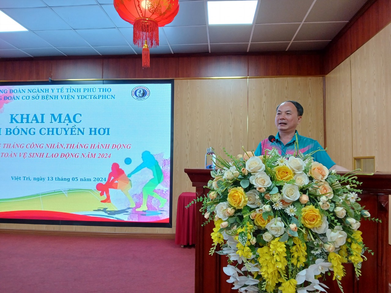 TƯNG BỪNG KHAI MẠC GIẢI BÓNG CHUYỀN HƠI CHÀO MỪNG THÁNG CÔNG NHÂN VÀ HƯỞNG ỨNG THÁNG HÀNH ĐỘNG VỀ ATVSLD NĂM 2024!