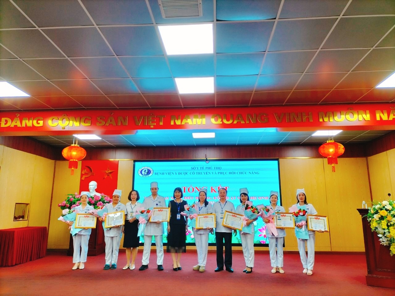 TỔNG KẾT VÀ TRAO GIẢI HỘI THI TAY NGHỀ ĐIỀU DƯỠNG, KỸ THUẬT VIÊN, HỘ SINH NĂM 2023