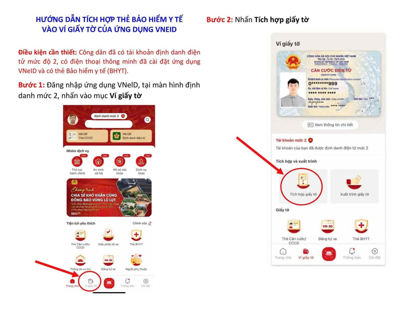 NGƯỜI DÂN HÃY SỬ DỤNG CĂN CƯỚC CÔNG DÂN KHI ĐI KHÁM CHỮA BỆNH.