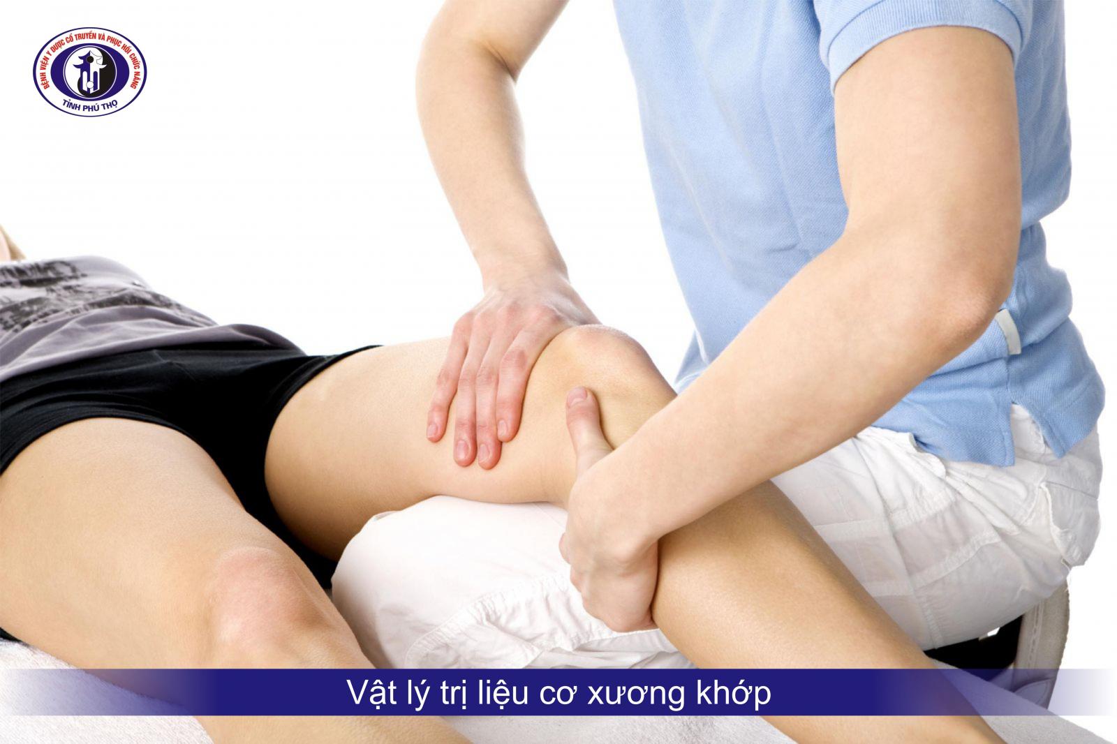 Vật lý trị liệu cơ xương khớp - Bệnh viện Y Dược Cổ Truyền và Phục hồi chức năng tỉnh Phú Thọ
